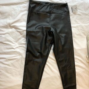 Thick Leather leggings